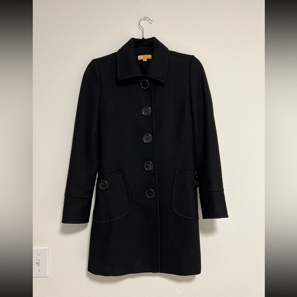 Tulle Women’s S Black Felted Wool Coat